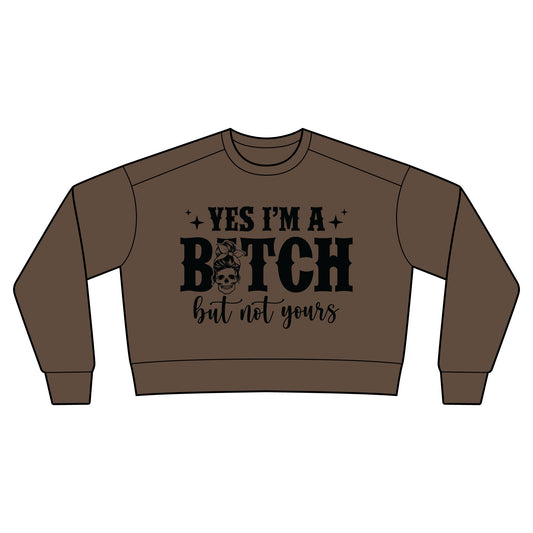 Women's Garment-Dyed Mid-Length Crewneck Sweatshirt