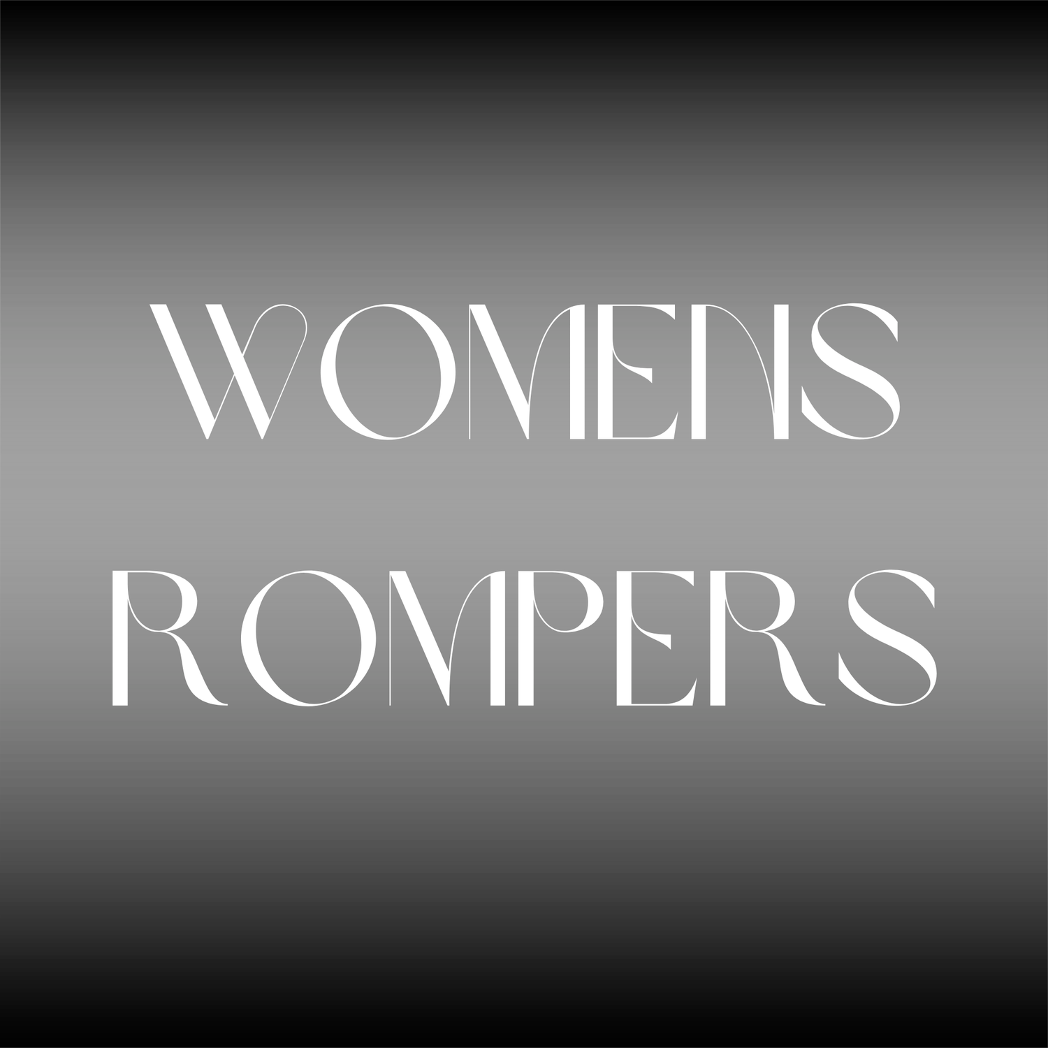 WOMENS ROMPERS