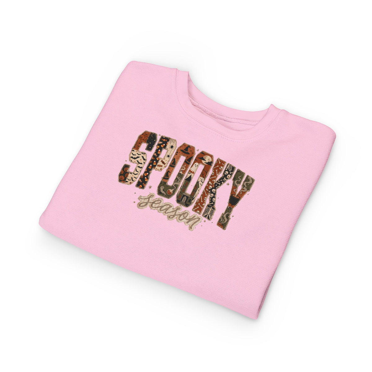 Toddler 'Spooky Season' Leopard Print Sweatshirt — Halloween Kids Pullover