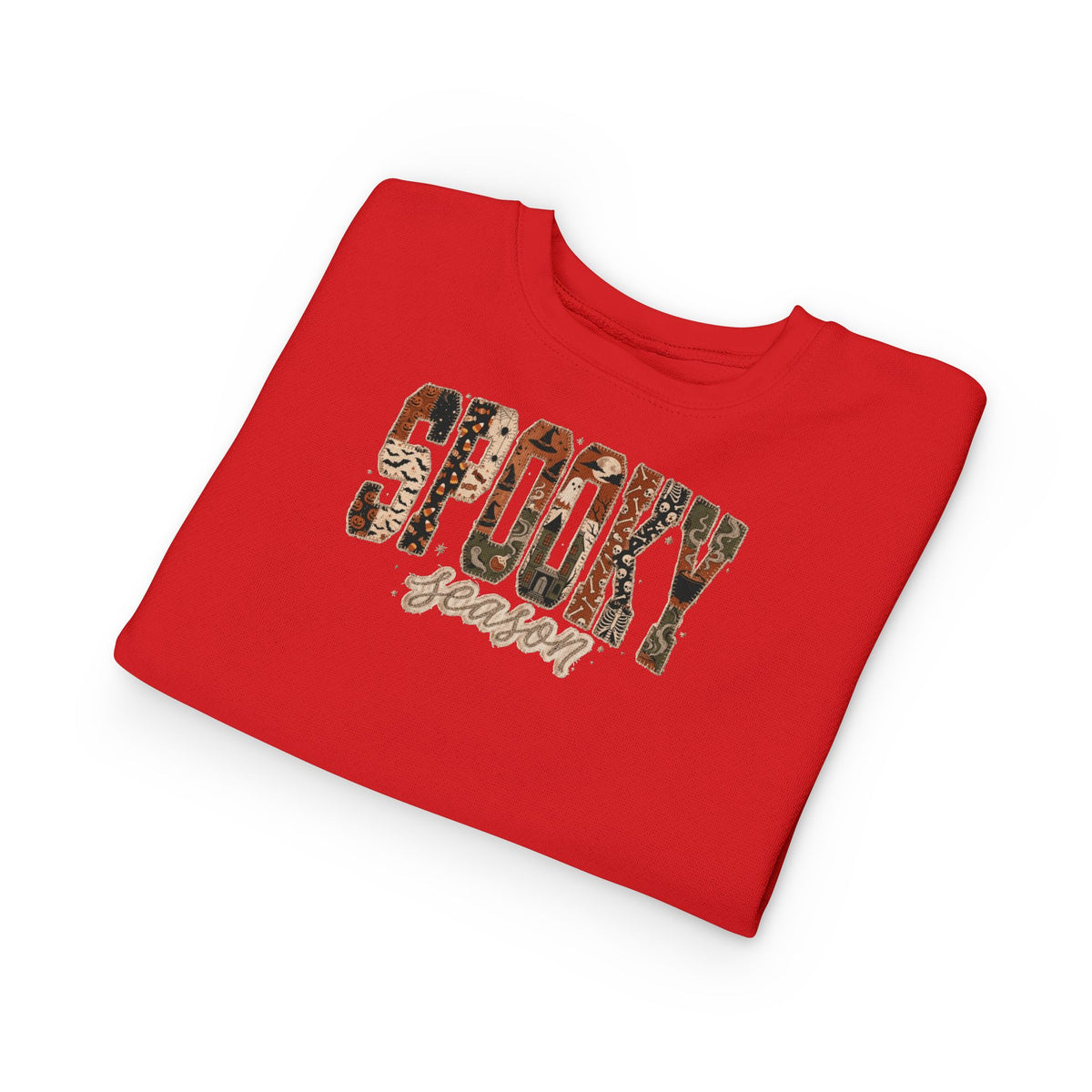 Toddler 'Spooky Season' Leopard Print Sweatshirt — Halloween Kids Pullover