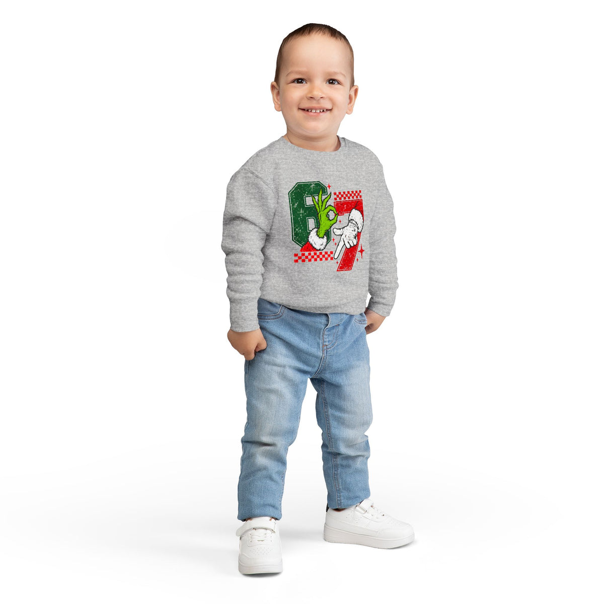 Toddler Sweatshirt - Grinch/Santa 67