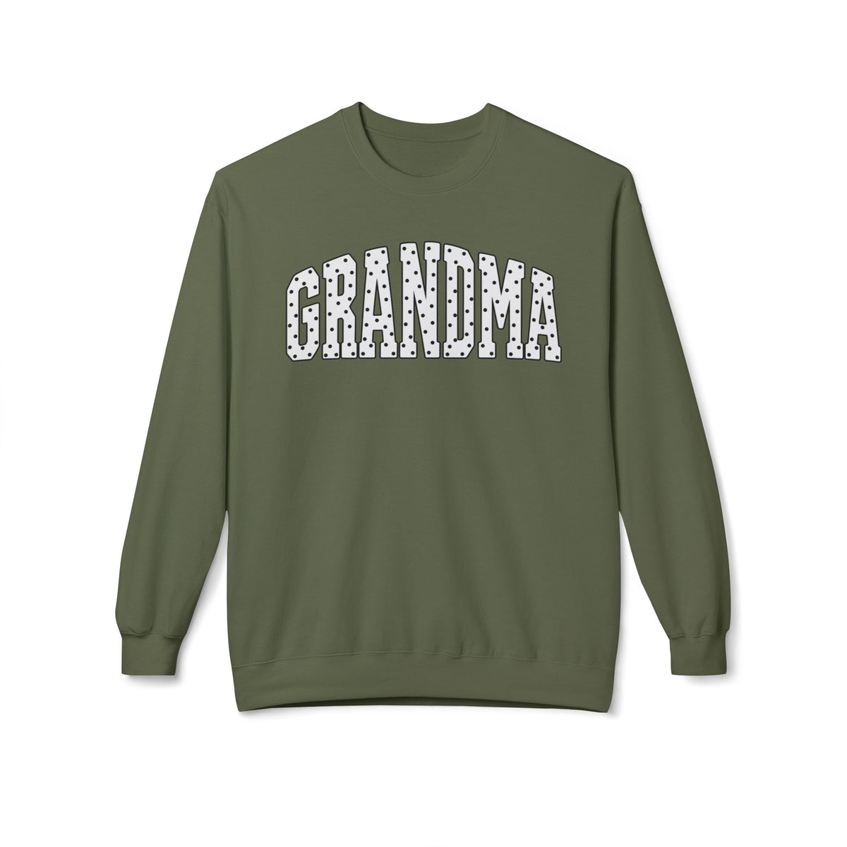 Grandma Floral Outline Sweatshirt — Cozy Mother's Day Gift
