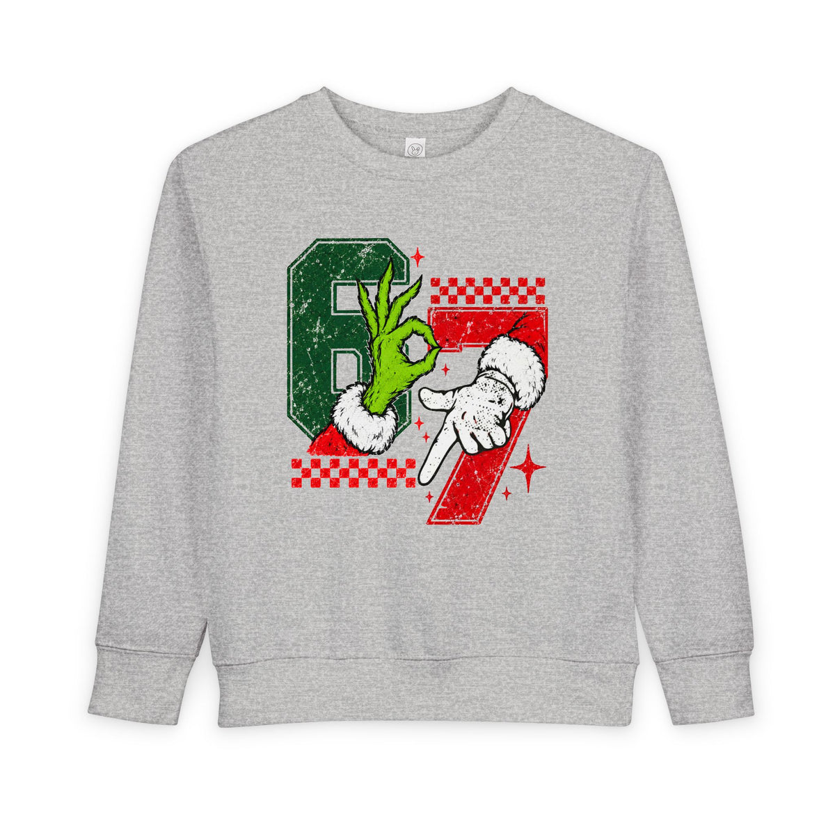 Toddler Sweatshirt - Grinch/Santa 67