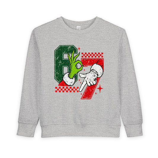 Toddler Sweatshirt - Grinch/Santa 67