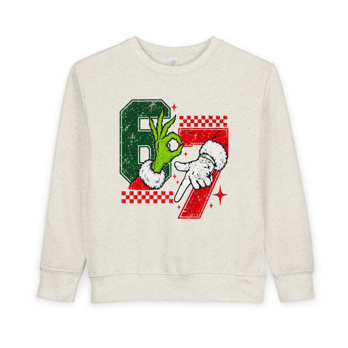 Toddler Sweatshirt - Grinch/Santa 67