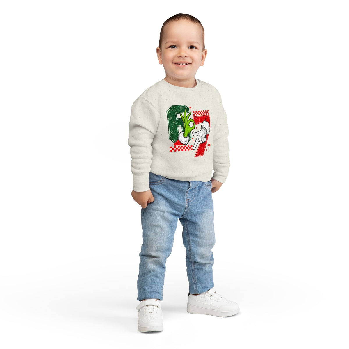 Toddler Sweatshirt - Grinch/Santa 67