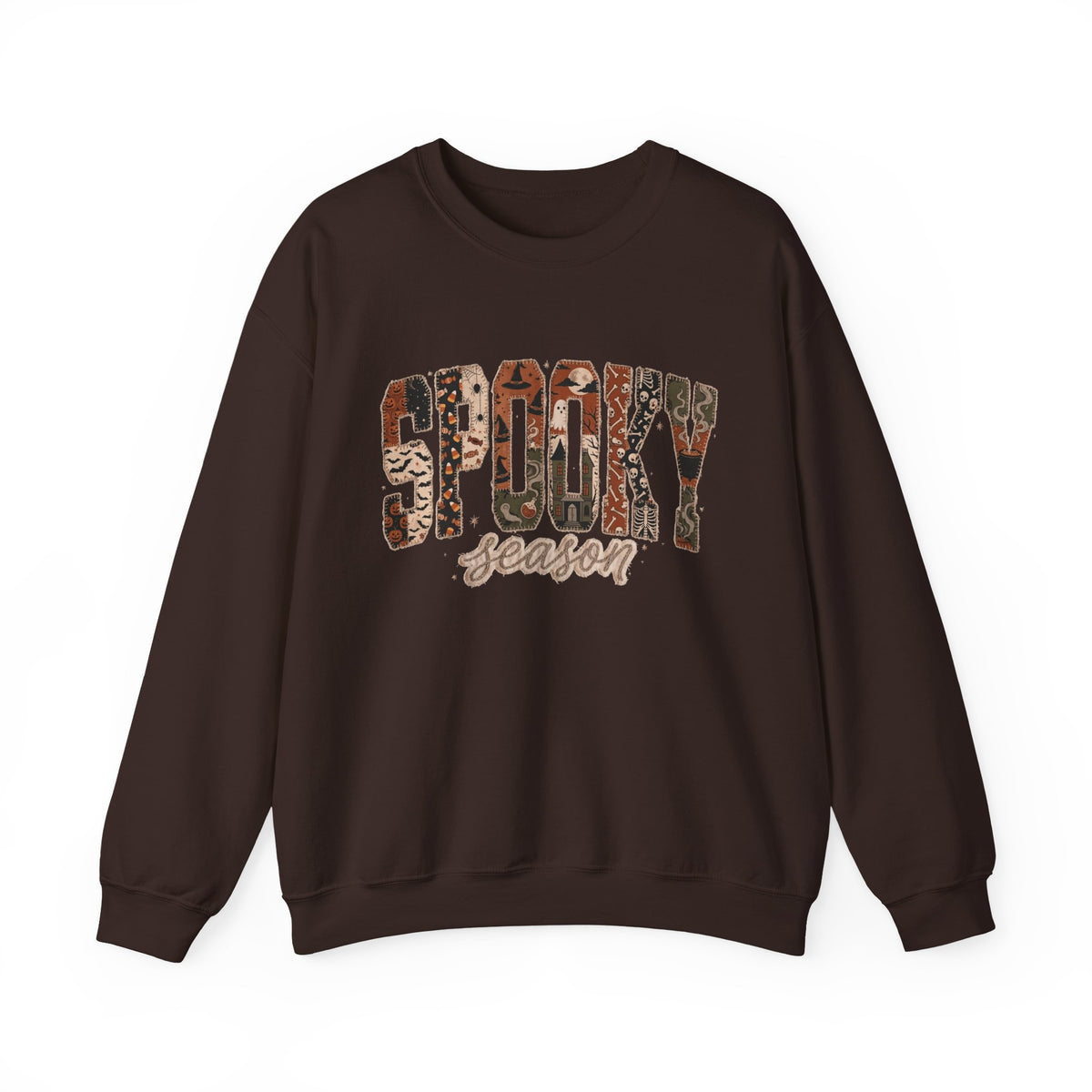 Spooky Season Sweatshirt — Leopard Print 'Spooky Season' Crewneck