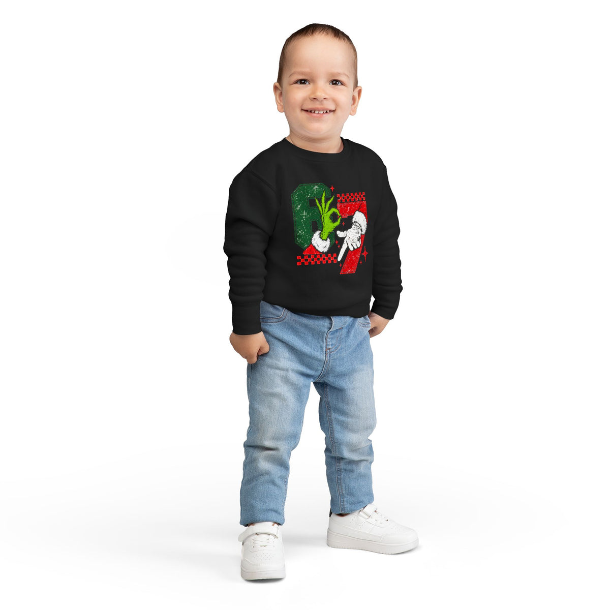 Toddler Sweatshirt - Grinch/Santa 67