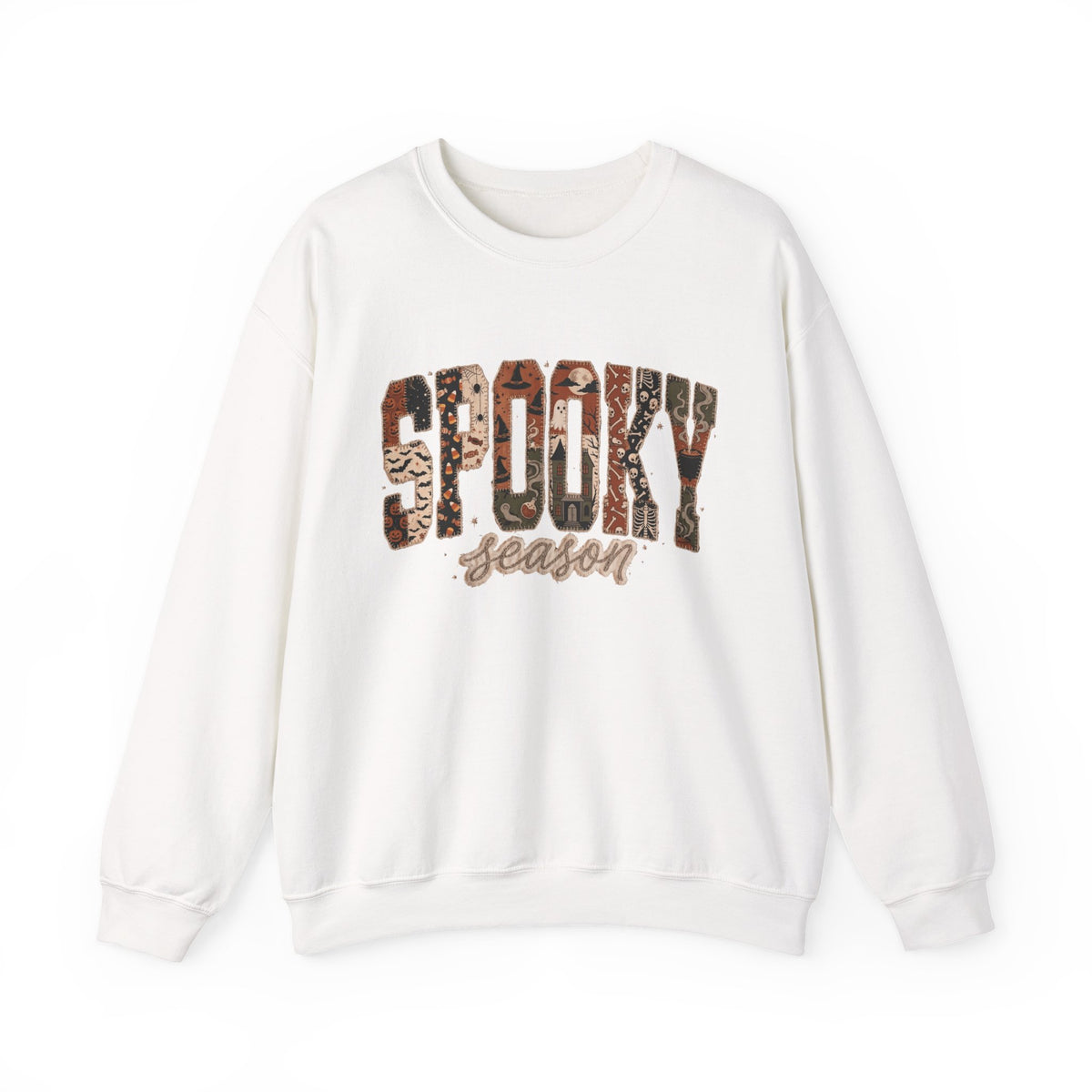 Spooky Season Sweatshirt — Leopard Print 'Spooky Season' Crewneck