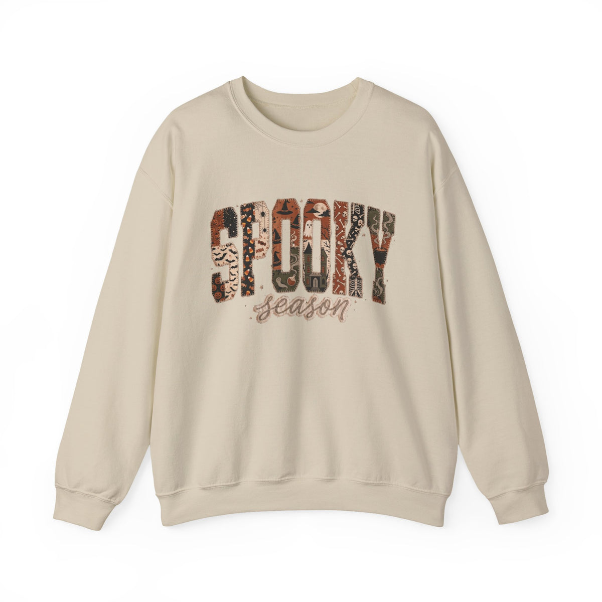Spooky Season Sweatshirt — Leopard Print 'Spooky Season' Crewneck
